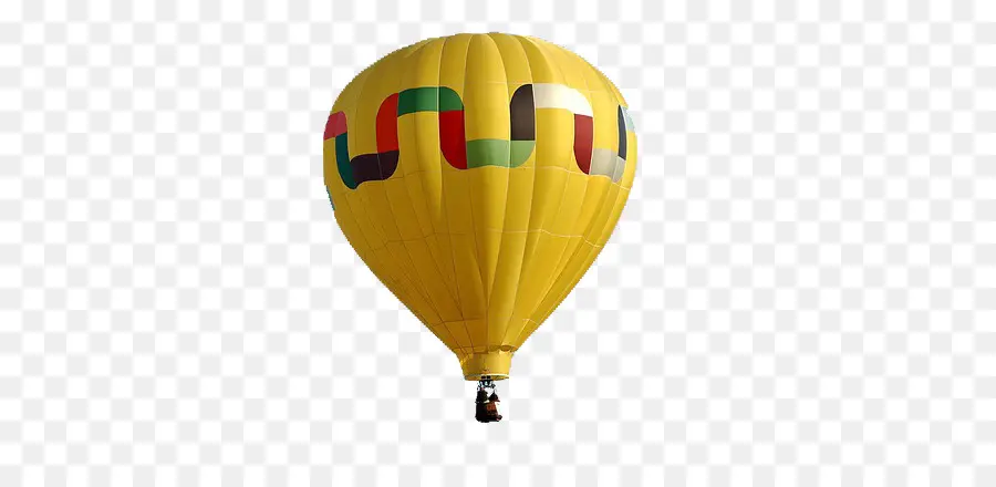 Globo Aerostático，Amarillo PNG