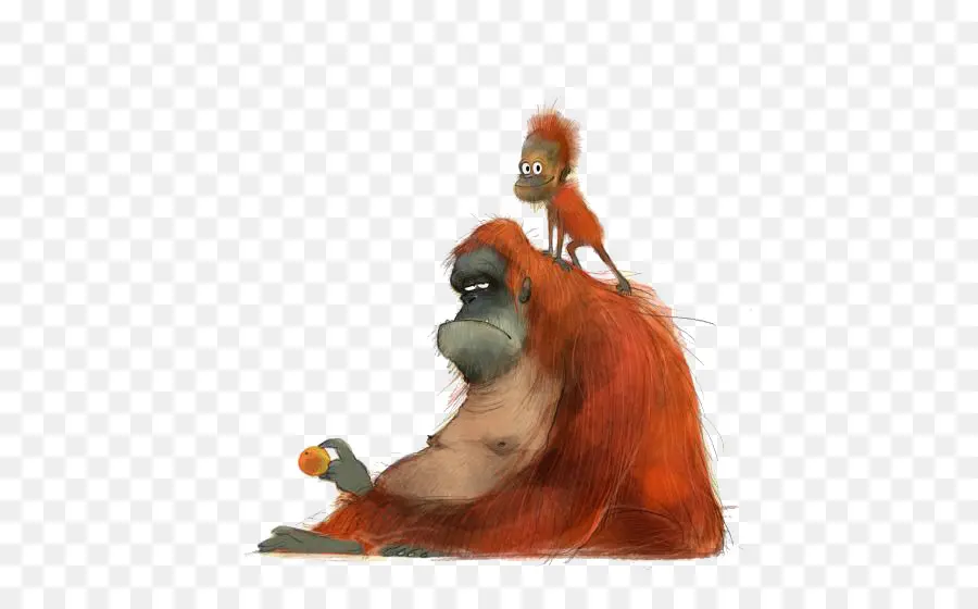 Orangutanes，Monos PNG