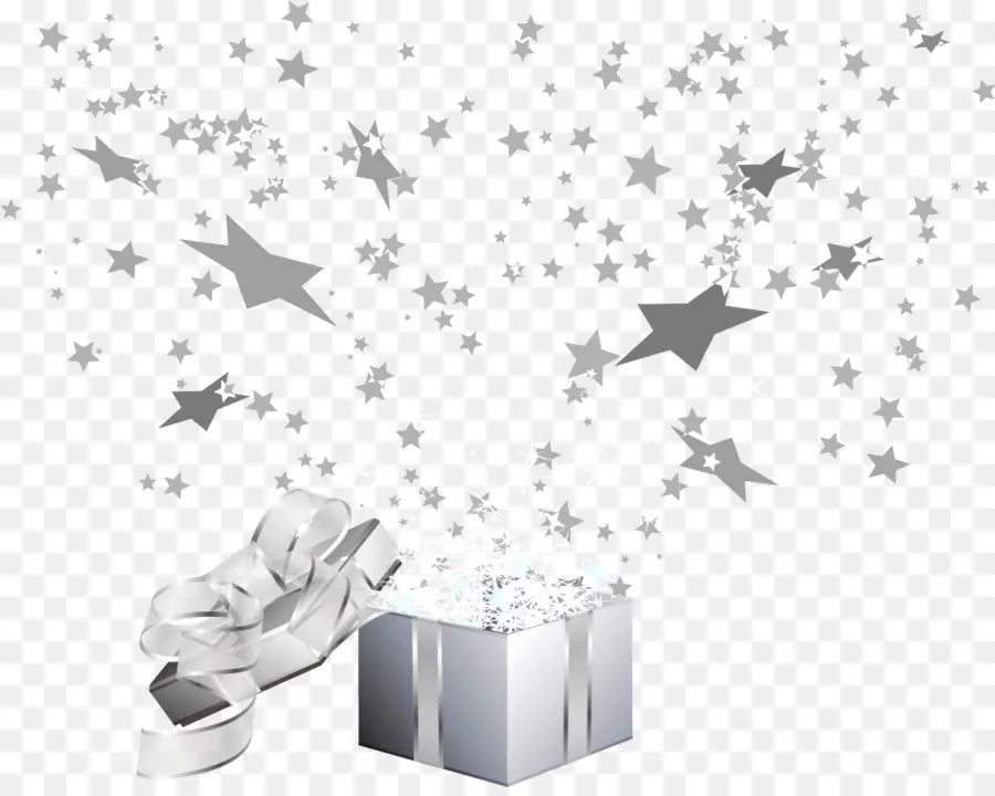 Caja De Regalo，Estrellas PNG