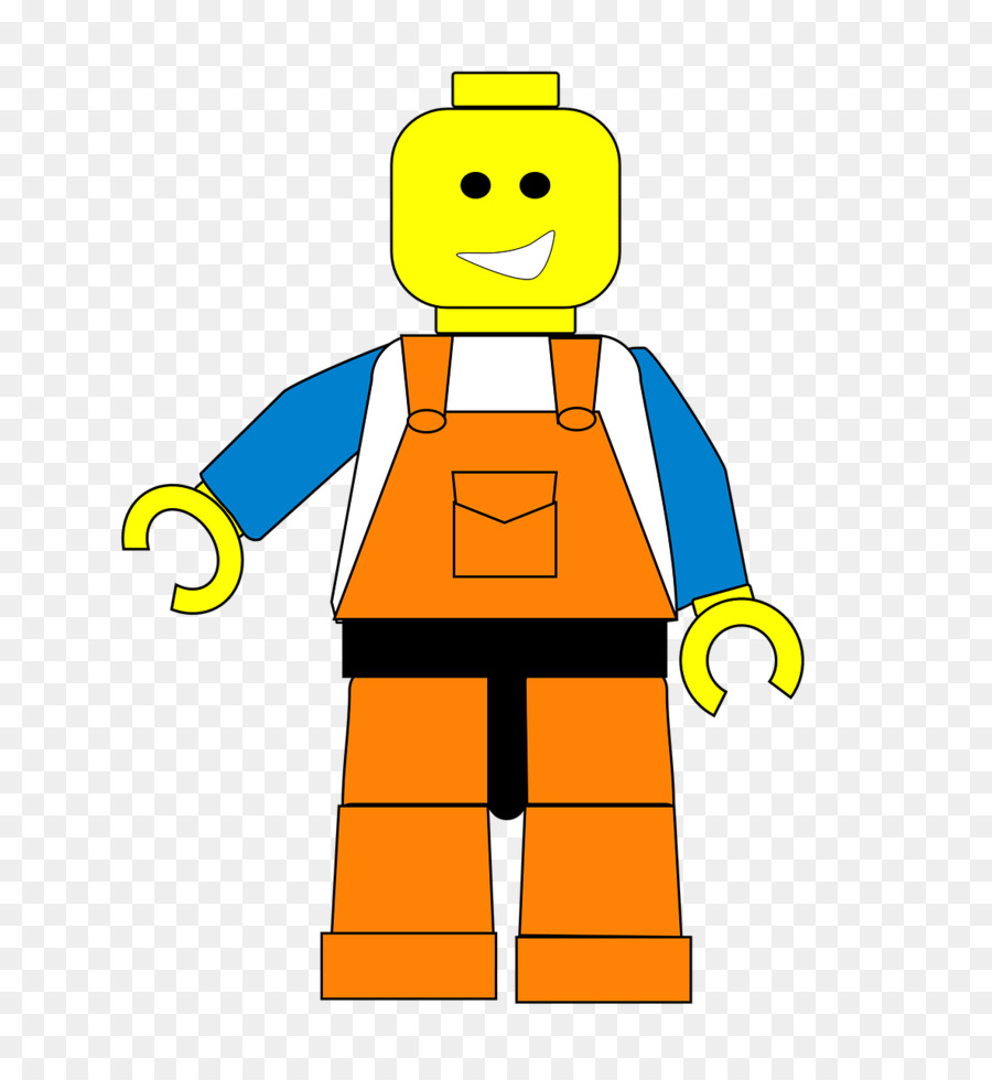 Figura Lego Amarilla，Lego PNG