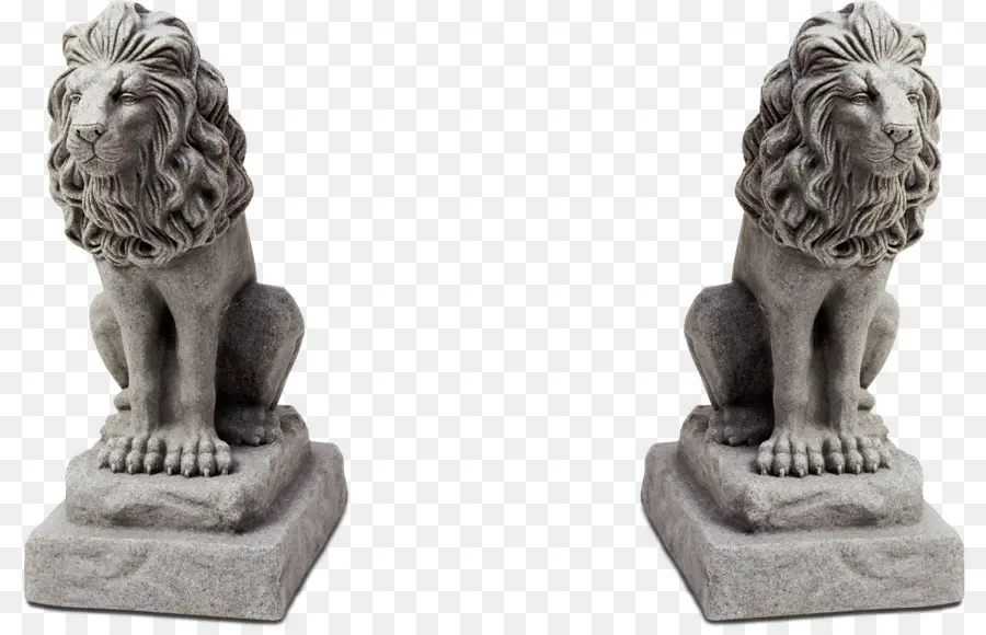 Estatuas De Leones，Escultura PNG