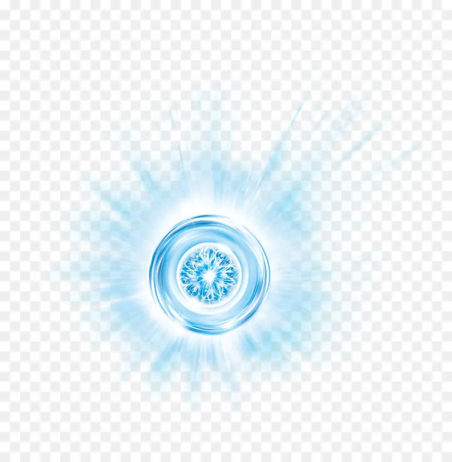 Orbe De Energía Azul，Azul PNG