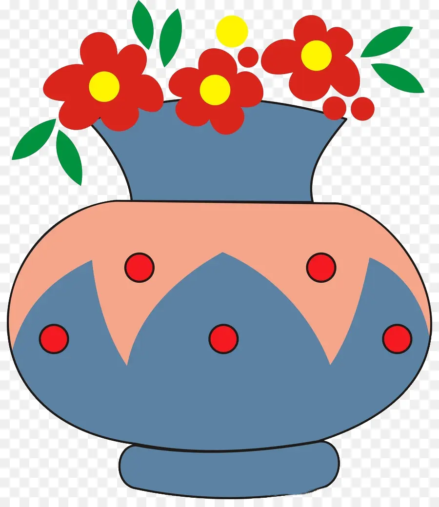 Florero，De Dibujos Animados PNG