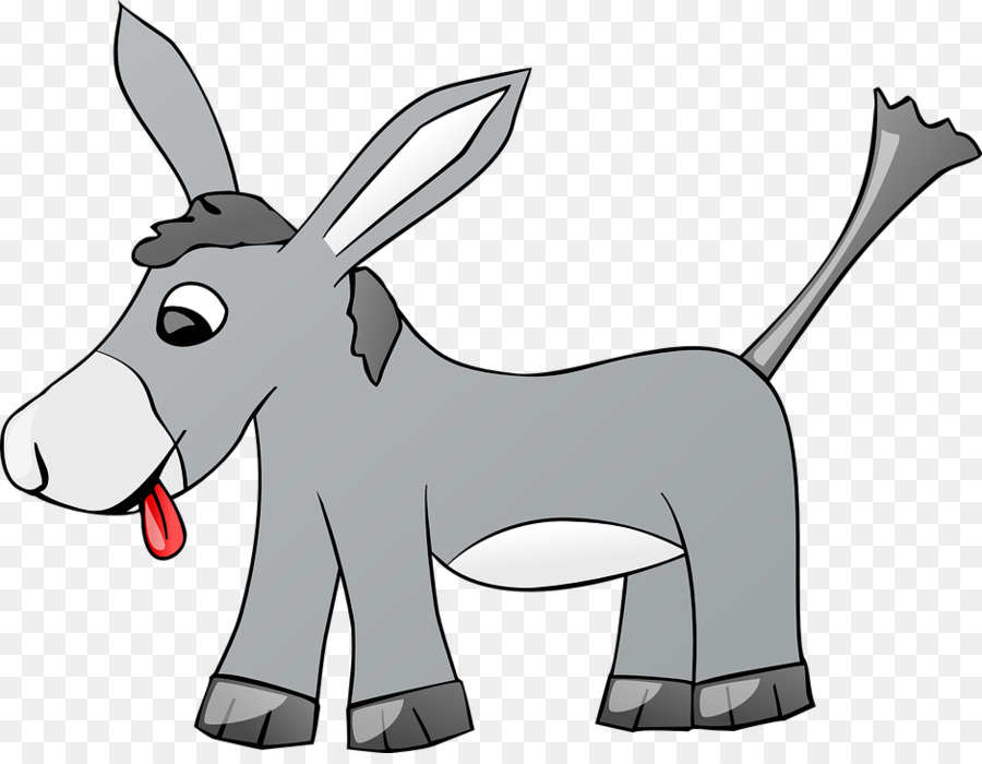 Burro De Dibujos Animados，Mula PNG