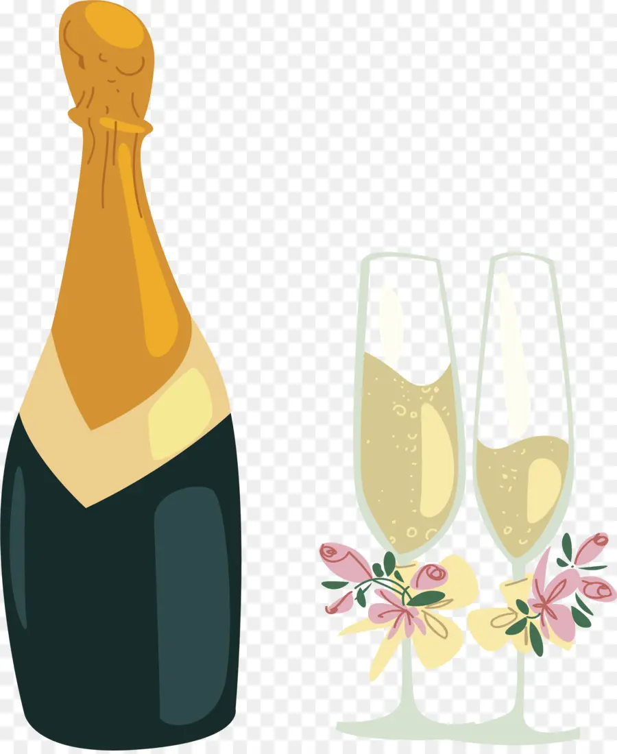 Champagne，Vino PNG