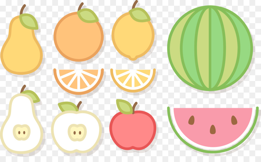 Frutas De Dibujos Animados，Pera PNG