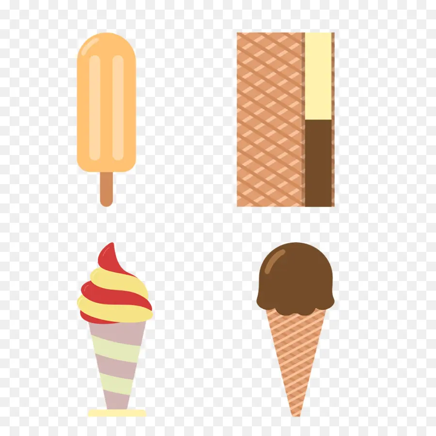 Helado，Cono De Helado PNG