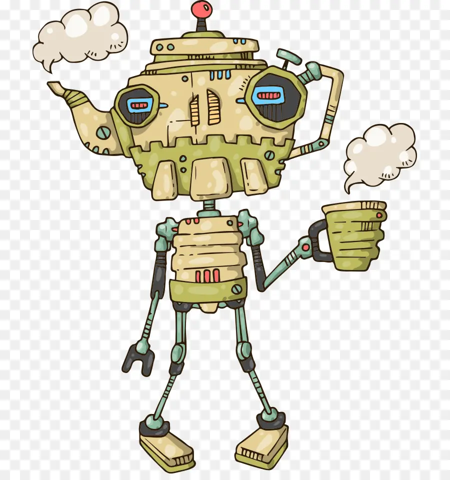 Robot，De Dibujos Animados PNG