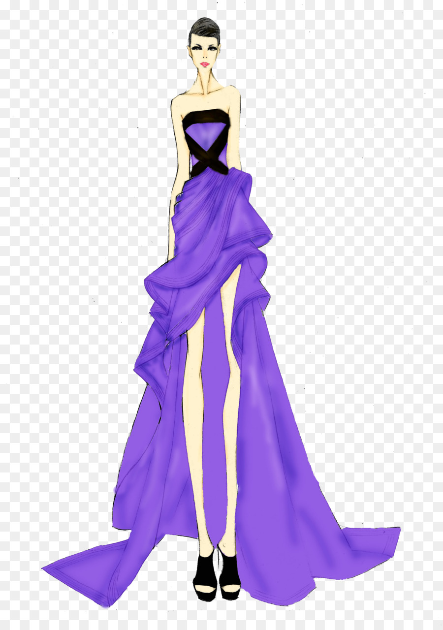 Modelo De Moda，Vestido PNG