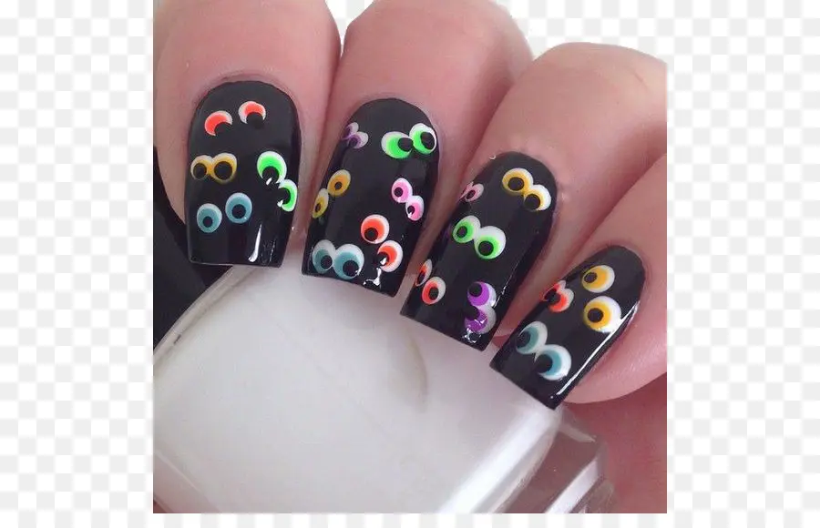 Arte De Uñas，Halloween PNG