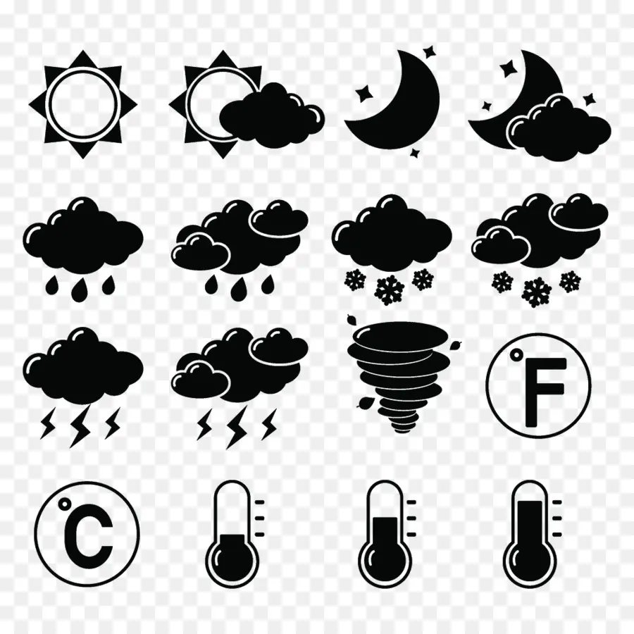 Iconos Del Tiempo，Nubes PNG