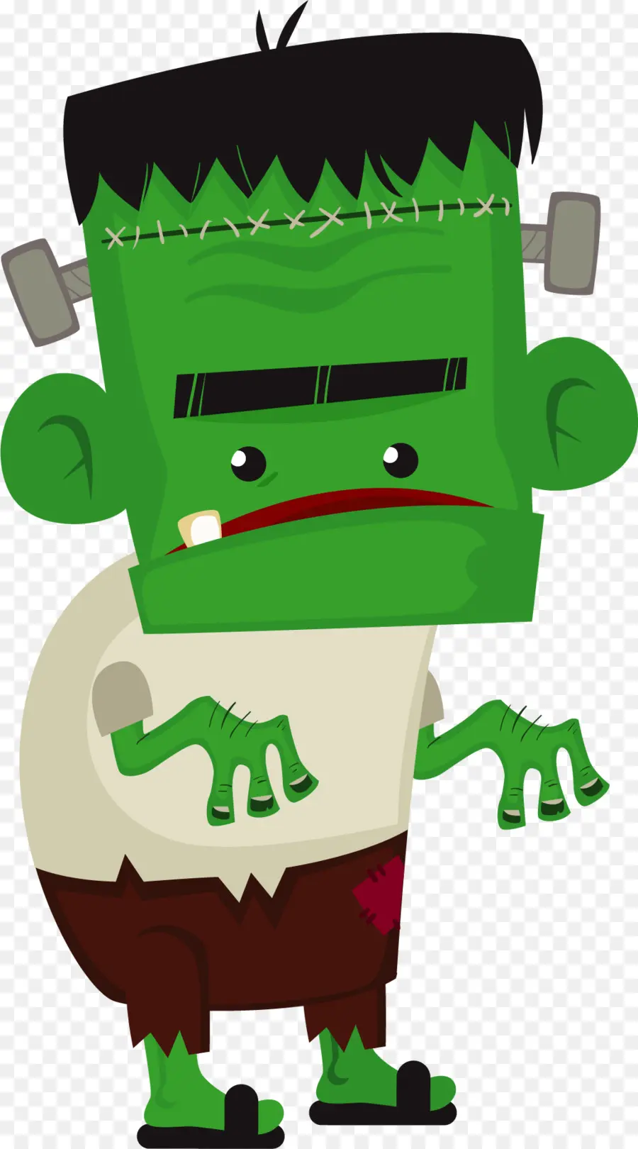 Frankenstein，Verde PNG