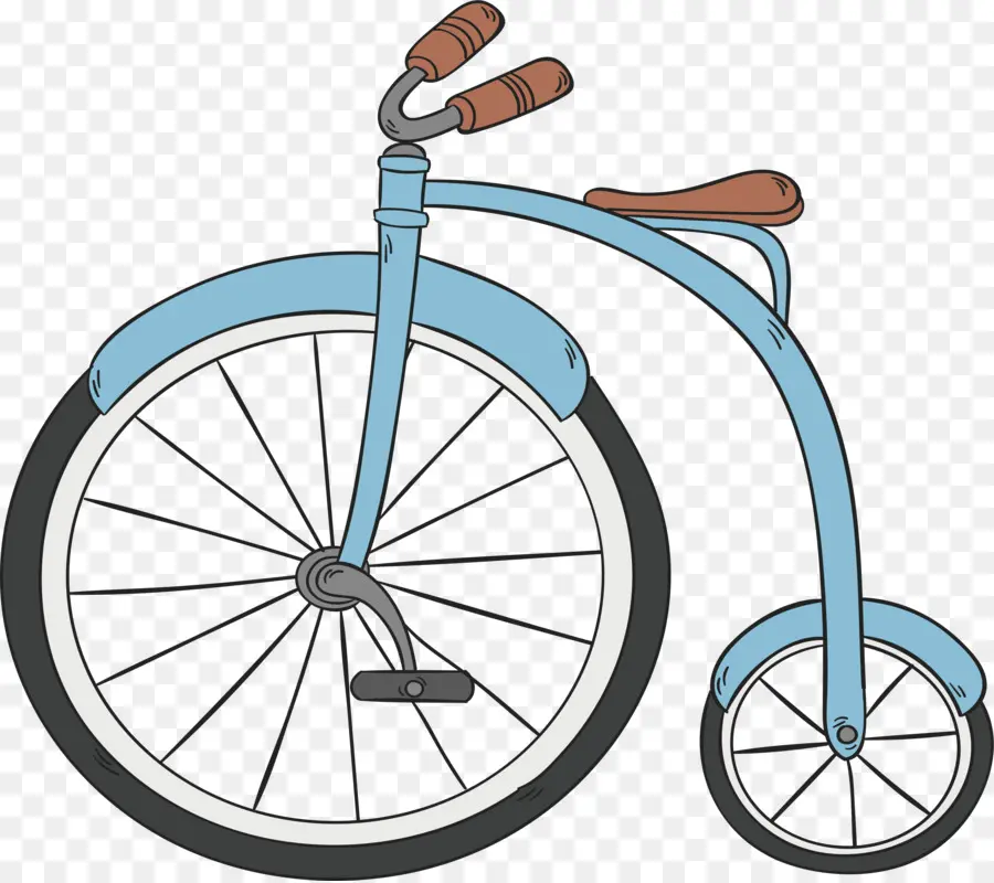 Bicicleta Azul，Ruedas PNG