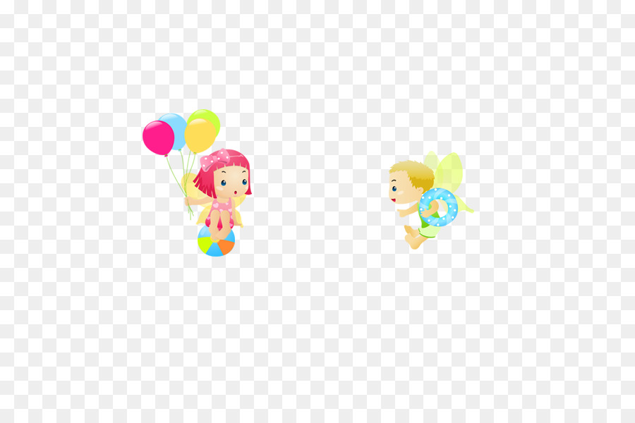 Niños Con Globos，Niños PNG