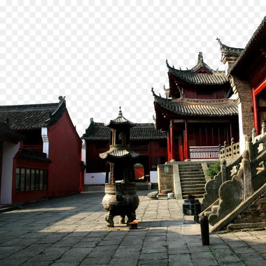 Las Montañas De Wudang，Zixiao Palacio PNG