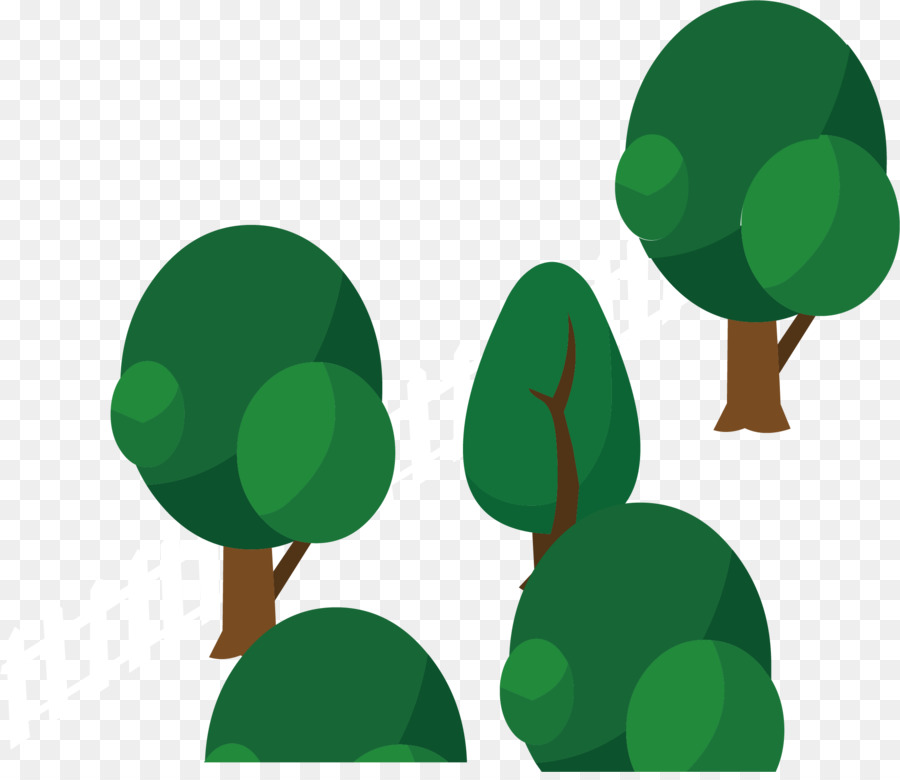 árboles Verdes，Bosque PNG