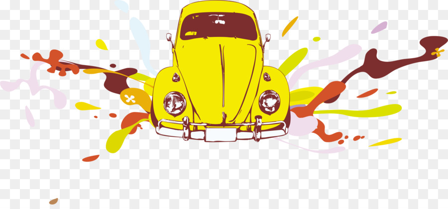 Carro Amarillo，Chapoteo PNG