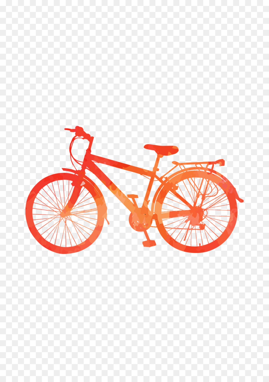 Bicicleta，Silueta PNG