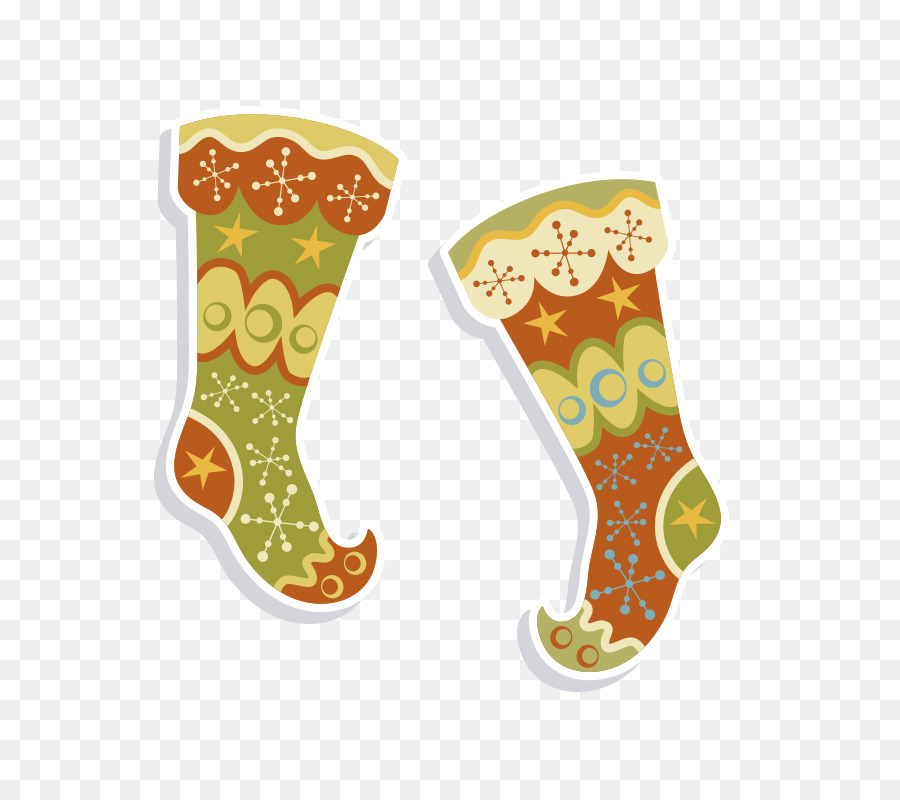 Calcetines De Navidad，Vistoso PNG