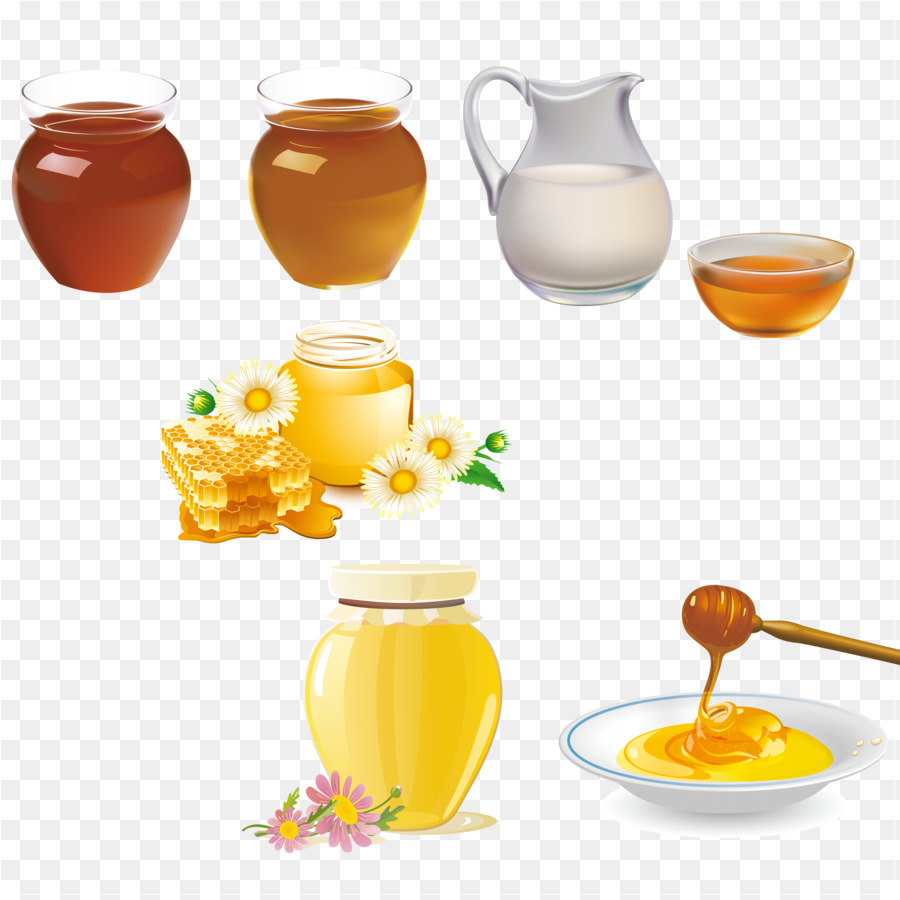 Abeja，Miel PNG