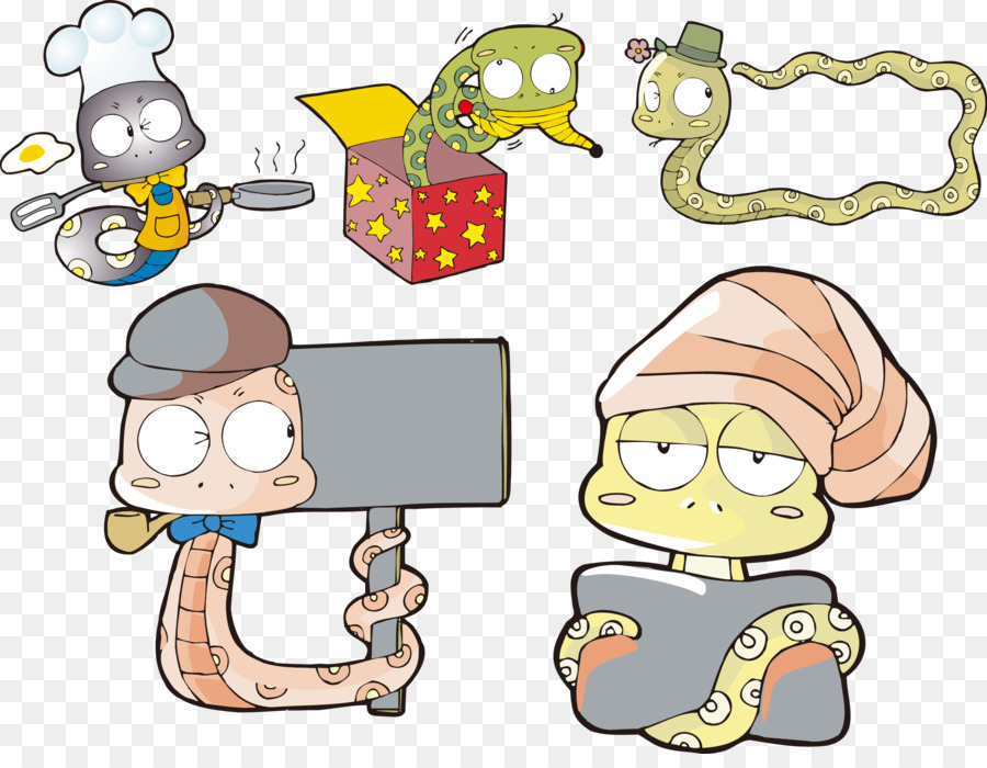 La Serpiente，De Dibujos Animados PNG