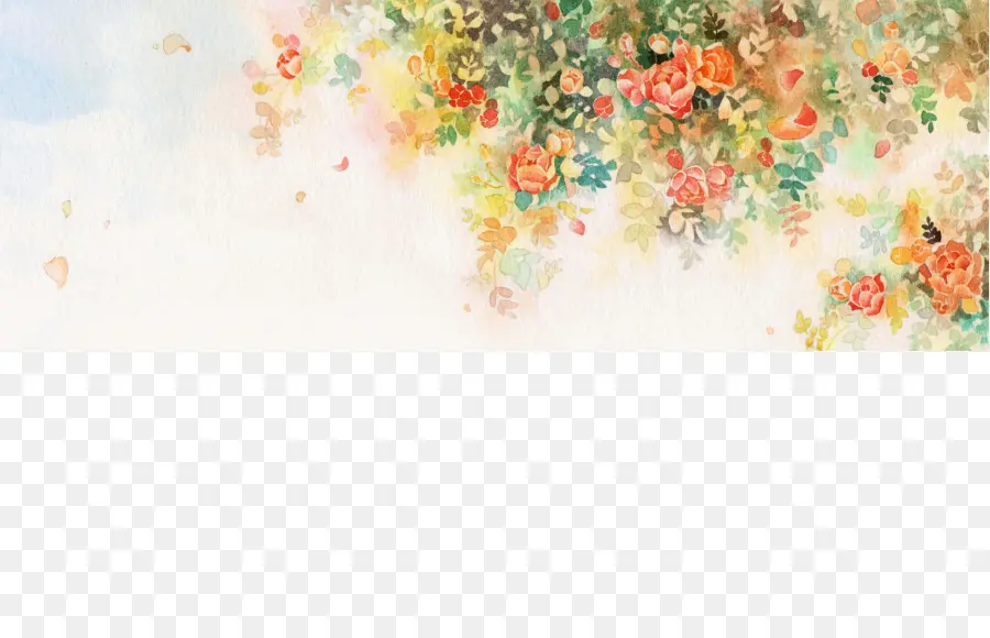 Fondo Floral，Flores PNG