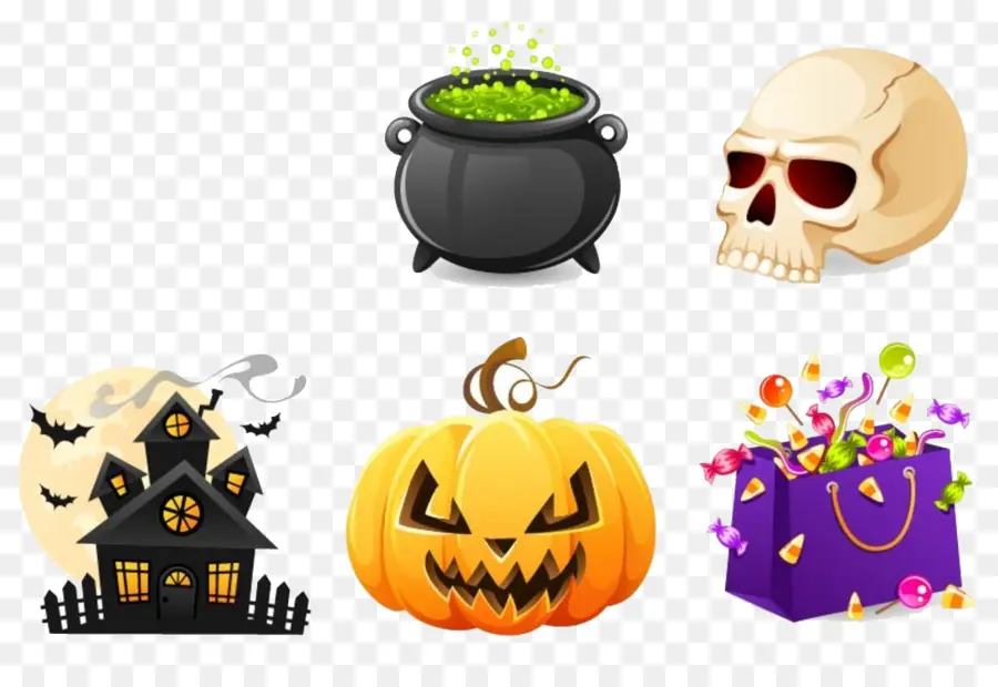 Halloween，Postscript Encapsulado PNG