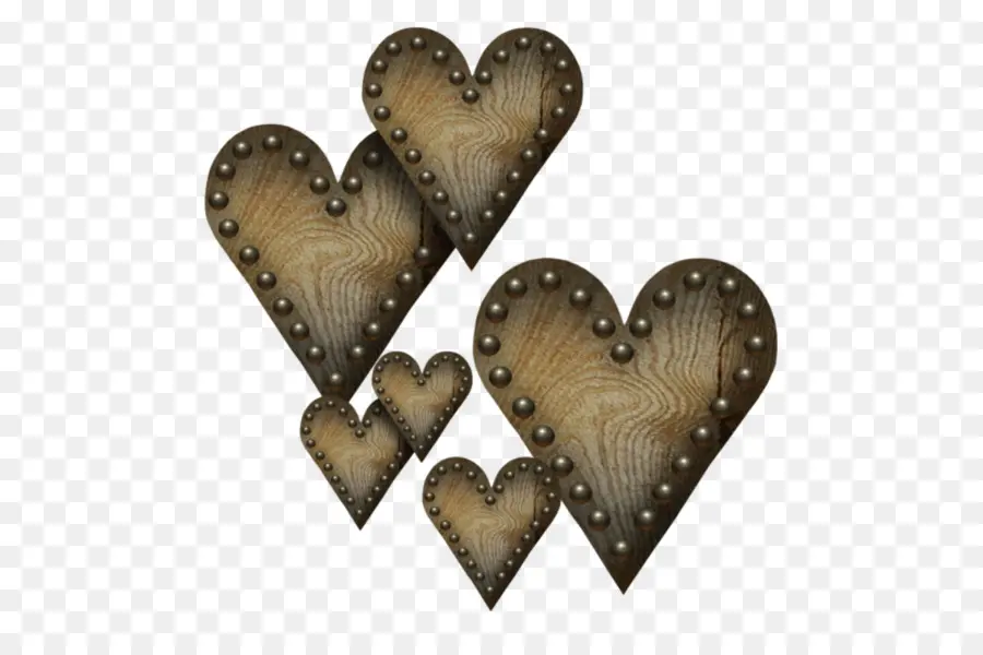 Corazón，La Madera PNG