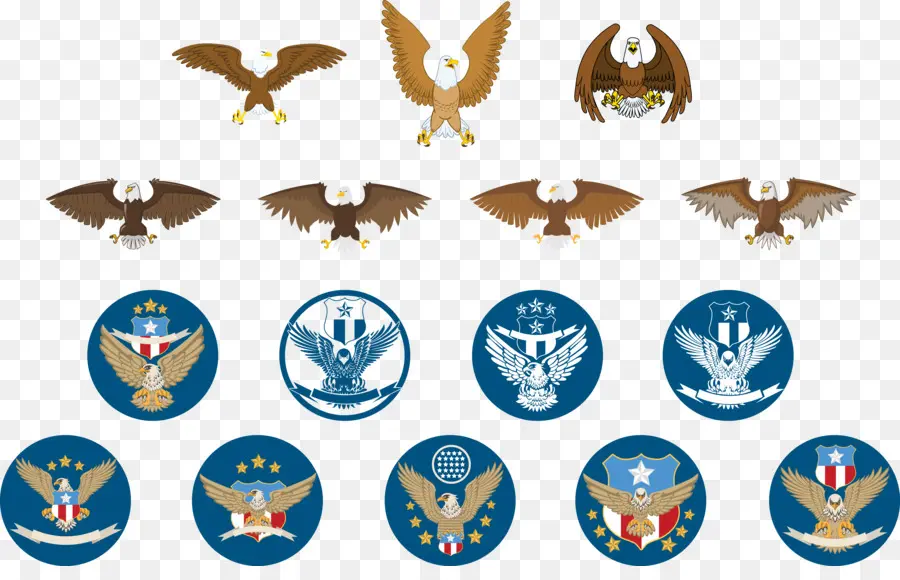 Emblemas De águila，Insignias PNG