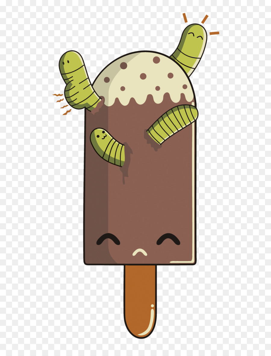 Helado，Gusano PNG