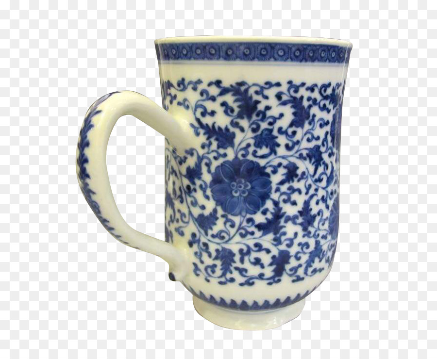 Taza Azul，Cerámico PNG