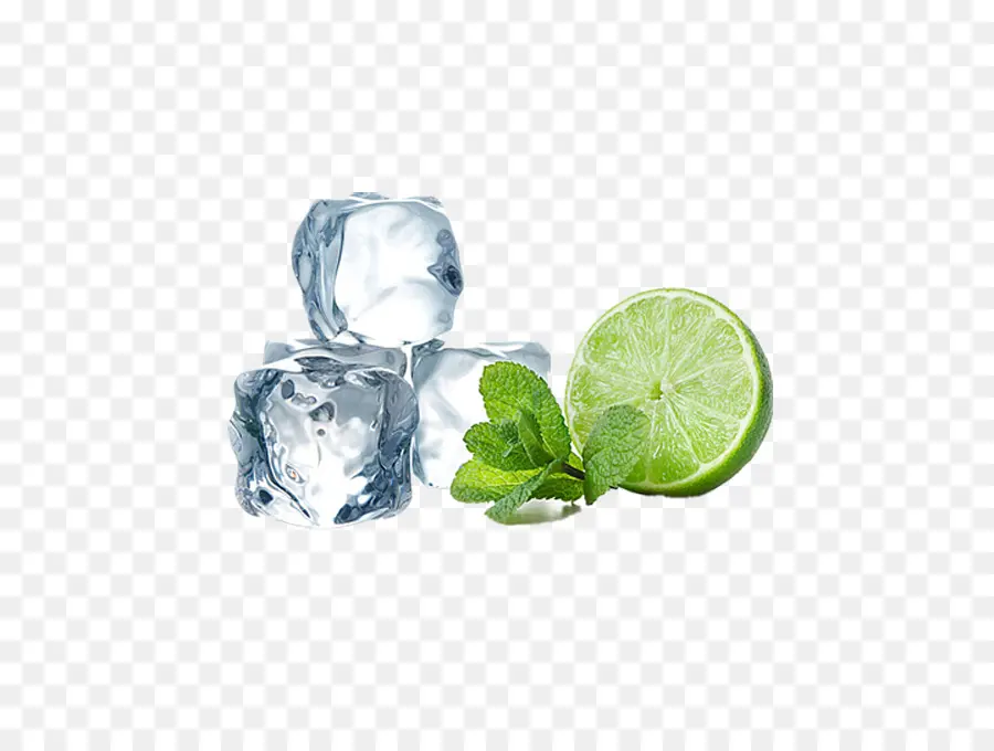 Lima Y Menta，Hielo PNG