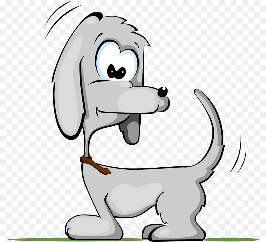 Perro De Dibujos Animados，Gris PNG