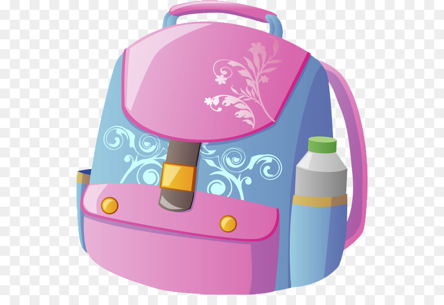 Mochila Rosa Y Azul，Escuela PNG