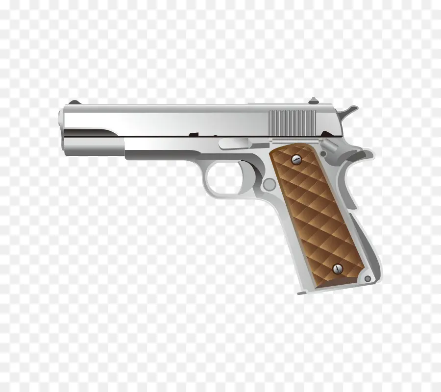 Pistola Plateada，Arma De Fuego PNG