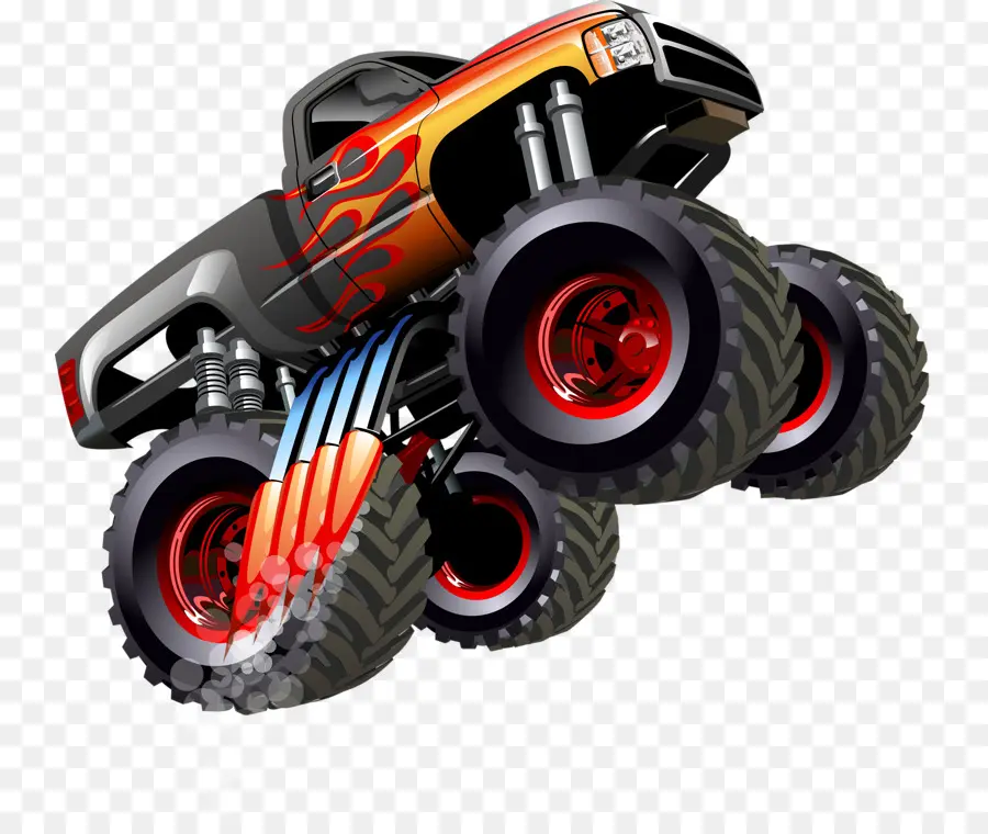 Coche，Monster Truck PNG