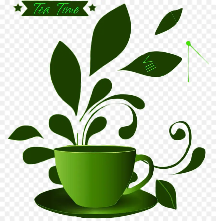 Taza De Té Verde，Té PNG