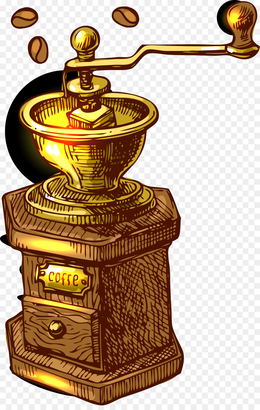 Molinillo De Café，Manual PNG