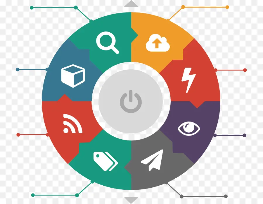 Infografía Colorida，Diagrama PNG