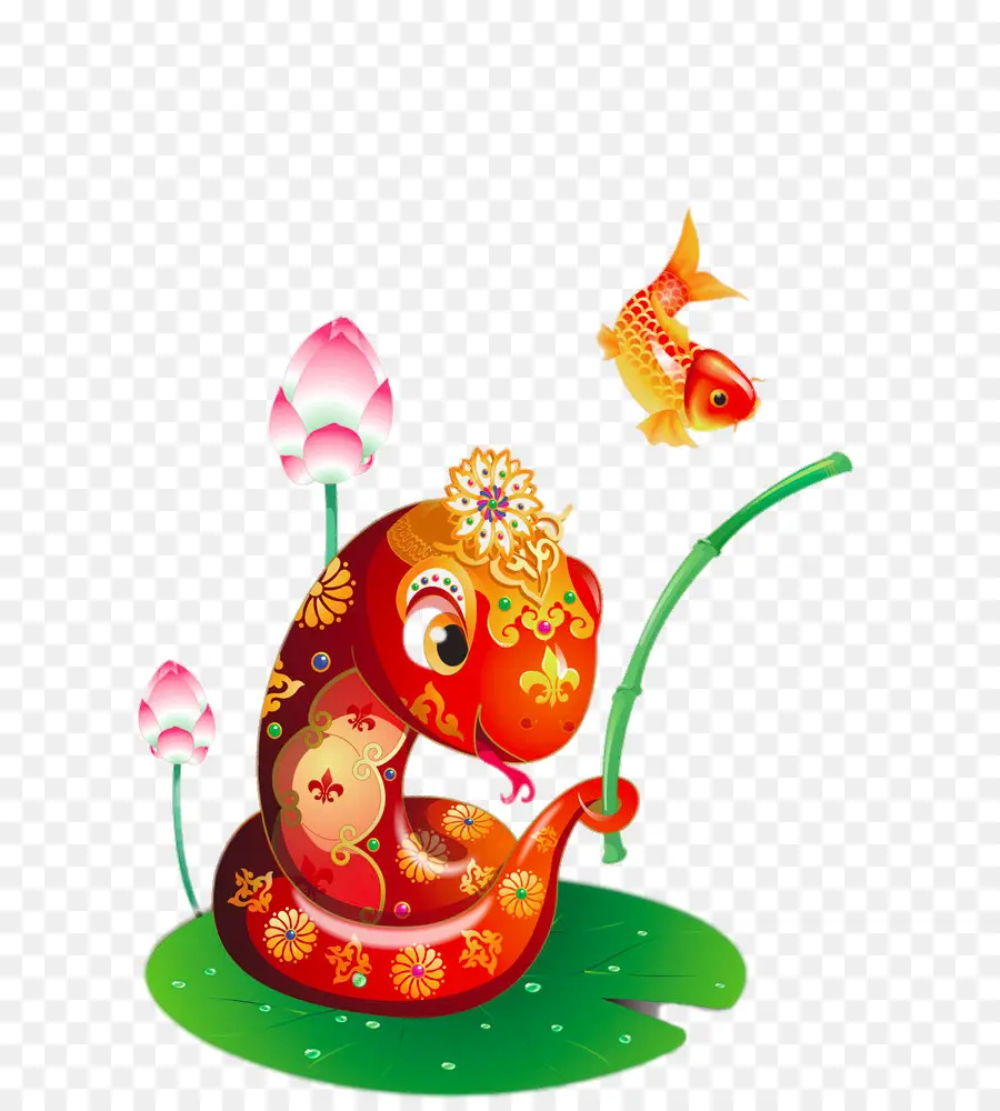 Serpiente，Rojo PNG