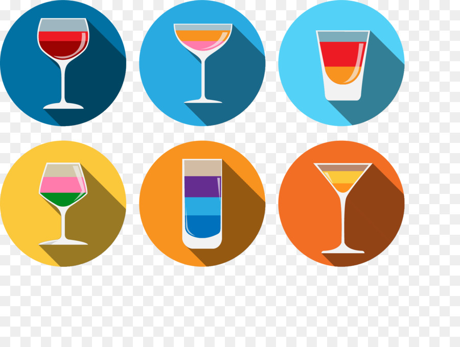 Varios Vasos De Bebida，Alcohol PNG