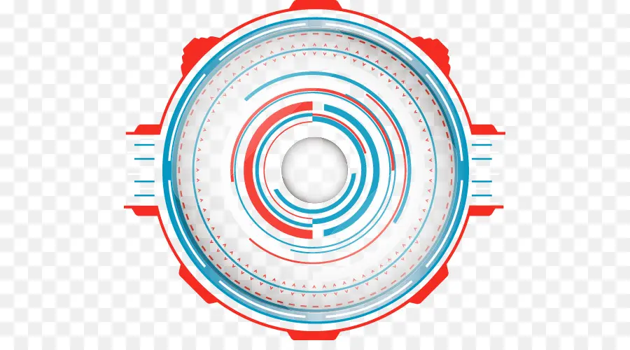 Diagrama Circular，Rojo PNG