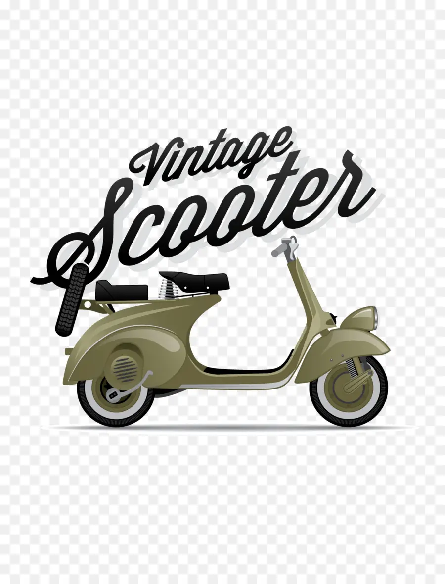 Vespa De La Vendimia，Retro PNG