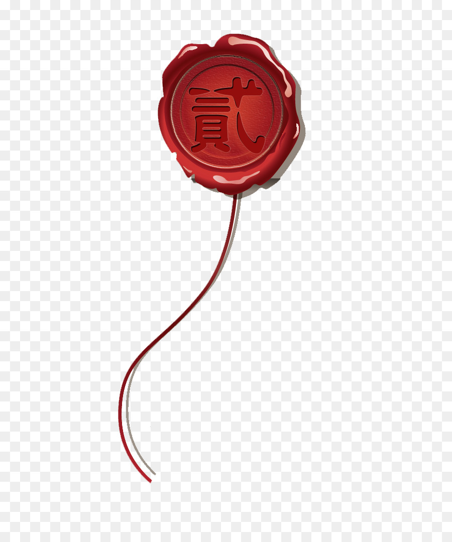 Rojo，Sello PNG