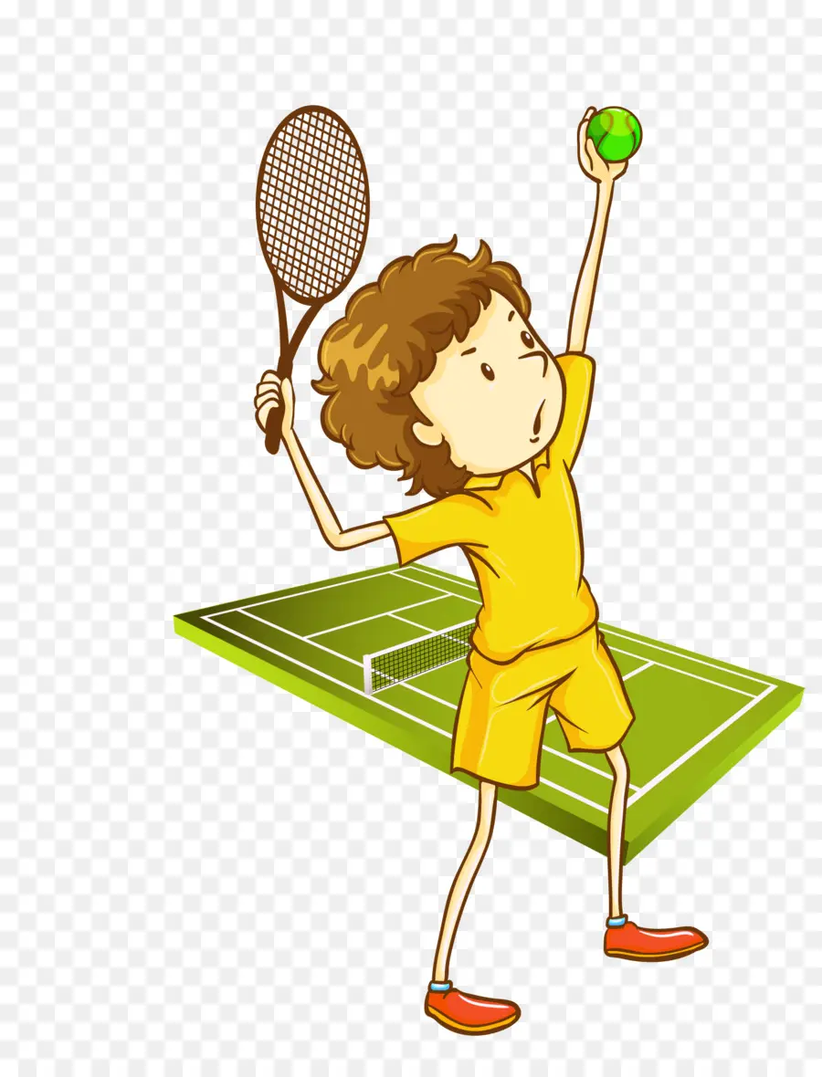 Jugador De Tenis，Raqueta PNG