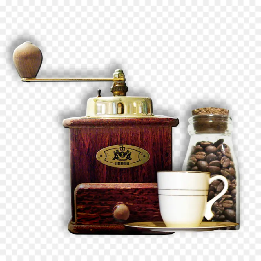 Molinillo De Café，Granos De Café PNG