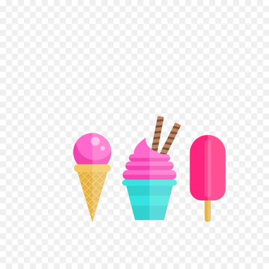 Helado，Cono De Helado PNG