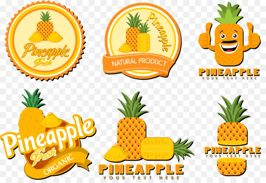 Logotipos De Piña，Fruta PNG