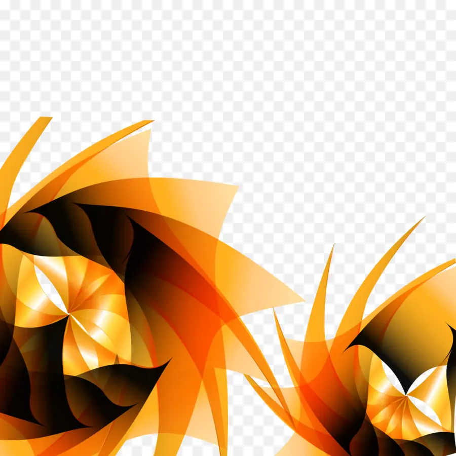 La Abstracción，Naranja PNG