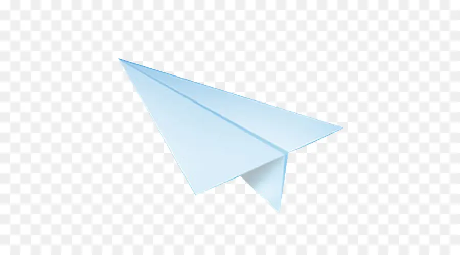 Avión De Papel，Azul PNG